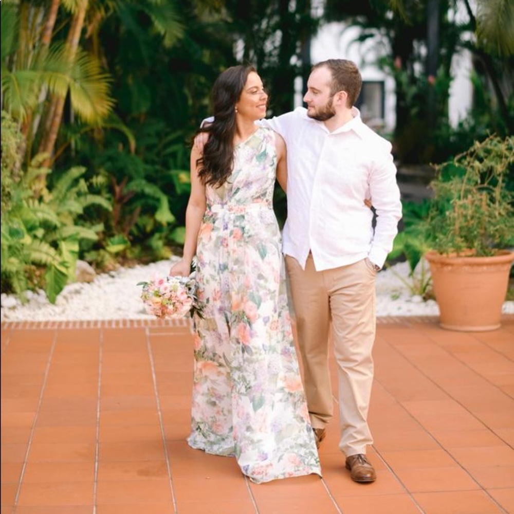 Davids Bridal Floral Dress